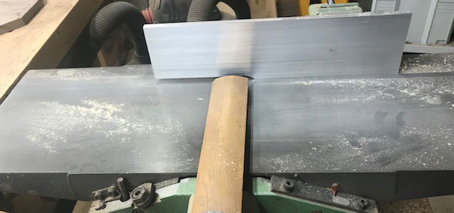 photo of a jointer used for woodworking